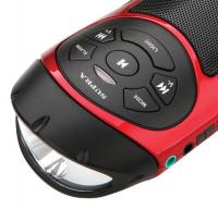 Аудиомагнитола Supra PAS-6277 красный/черный 3Вт/MP3/FM(an)/microSD