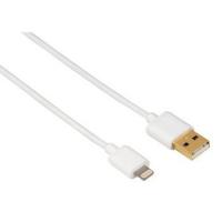 Кабель Hama GoldMFi Lightning MFi-USB 2.0 белый 1.5м для Apple iPhone 5/5c/5S/6+ (00102099)