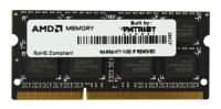 Память DDR3 4Gb 1333MHz AMD R334G1339S1S-UO OEM PC3-10600 CL9 SO-DIMM 204-pin 1.5В