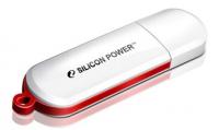 Флеш Диск Silicon Power 4Gb LuxMini 320 SP004GBUF2320V1W USB2.0 белый