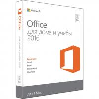 Офисное приложение Microsoft Office Mac Home Student 2016 Rus CEE Only No Skype Only Medialess (GZA-00924)