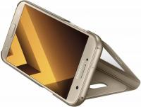 Чехол (флип-кейс) Samsung для Samsung Galaxy A7 (2017) S View Standing Cover золотистый (EF-CA720PFEGRU)