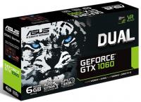 Видеокарта Asus PCI-E DUAL-GTX1060-6G nVidia GeForce GTX 1060 6144Mb 192bit GDDR5 1506/8008 DVIx1/HDMIx2/DPx2/HDCP Ret