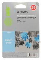 Картридж струйный Cactus CS-PGI29PC фото голубой (36мл) для Canon Pixma Pro-1