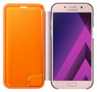 Чехол (флип-кейс) Samsung для Samsung Galaxy A7 (2017) Neon Flip Cover розовый (EF-FA720PPEGRU)