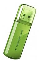 Флеш Диск Silicon Power 4Gb Helios 101 SP004GBUF2101V1N USB2.0 зеленый
