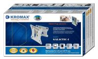 Кронштейн для телевизора Kromax GALACTIC-1 серый 10"-26" макс.20кг настенный поворот и наклон