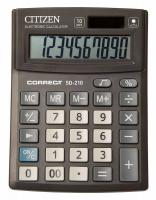 Калькулятор настольный Citizen Correct SD-210 черный 10-разр.
