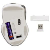 Мышь Hama H-53878 белый лазерная (1600dpi) беспроводная USB для ноутбука (4but)