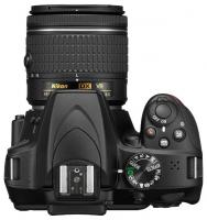 Зеркальный Фотоаппарат Nikon D3400 черный 24.2Mpix 18-55mm non VR AF-P 2.9" 1080p Full HD SDXC Li-ion (с объективом)
