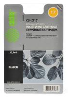 Картридж струйный Cactus CS-LX17 черный для Lexmark Z13/Z23/Z25/Z33/Z35/Z605/Z612/X11x0/X2250/X12 (10мл)