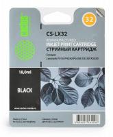 Картридж струйный Cactus CS-LX32 черный (18мл) для Lexmark Z815/X5250
