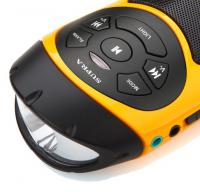 Аудиомагнитола Supra PAS-6277 желтый/черный 3Вт/MP3/FM(an)/microSD