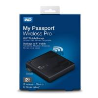 Жесткий диск WD Original USB 3.0 2Tb WDBP2P0020BBK-RESN My Passport Wireless 2.5" черный Wi-Fi 802.11 a/c