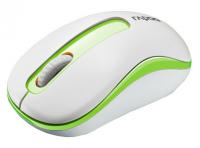 Мышь Rapoo M10 белый/зеленый оптическая (1000dpi) беспроводная USB (2but)
