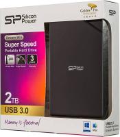 Жесткий диск Silicon Power USB 3.0 2Tb SP020TBPHDS03S3K S03 Stream 2.5" черный
