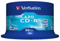Диск CD-R Verbatim 700Mb 48x Cake Box (50шт) (43343)