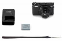Фотоаппарат Canon PowerShot G9 X черный 20.2Mpix Zoom3x 3" 1080p SDXC CMOS IS opt 5minF TouLCD 6fr/s RAW 60fr/s HDMI/WiFi/NB-13L