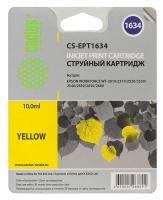 Картридж струйный Cactus CS-EPT1634 желтый (9.6мл) для Epson WF-2010/2510/2520/2530/2540/2630/2650/2660