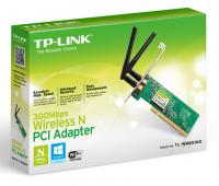 Сетевой адаптер WiFi TP-Link TL-WN851ND PCI (ант.внеш.съем) 2ант.