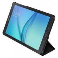 Чехол Samsung для Samsung Galaxy Tab E 9.6" Book Cover полиуретан/поликарбонат черный (EF-BT560BBEGRU)