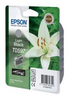 Картридж струйный Epson T0597 C13T05974010 светло-черный (13мл) для Epson St Ph R2400