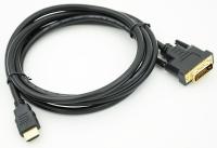Кабель видео HDMI (m)/DVI-D (Dual Link) (m) 3м. черный