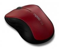 Мышь Rapoo M10 красный/белый оптическая (1000dpi) беспроводная USB (2but)
