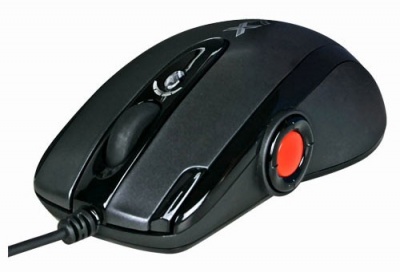 Мышь A4 X-755BK черный оптическая (2000dpi) USB игровая (9but)