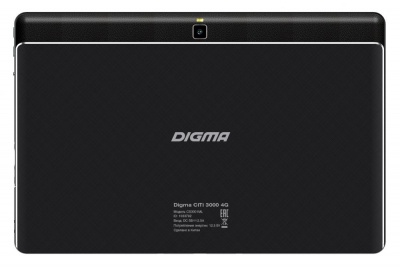 Планшет Digma CITI 3000 4G MTK8735 (1.1) 4C/RAM3Gb/ROM64Gb 13.3" IPS 1920x1080/3G/4G/Android 8.1/черный/5Mpix/2Mpix/BT/GPS/WiFi/Touch/microSDXC 64Gb/minUSB/10000mAh