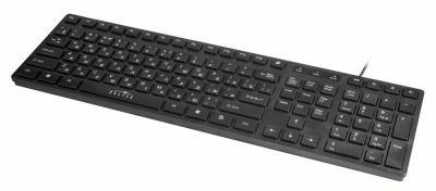 Клавиатура Oklick 556S черный USB slim Multimedia
