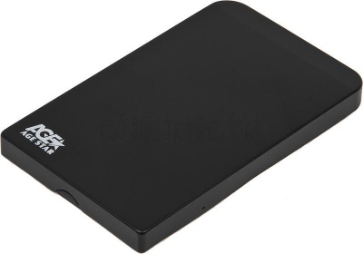 Внешний корпус для HDD AgeStar SUB201 SATA алюминий черный 2.5"
