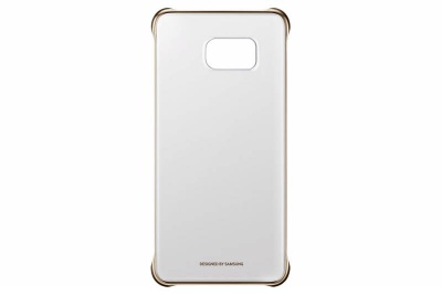 Чехол (клип-кейс) Samsung для Samsung Galaxy S6 Edge Plus ClearCover G928 золотистый/прозрачный (EF-QG928CFEGRU)