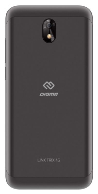 Смартфон Digma Trix 4G Linx 16Gb 2Gb темно-коричневый моноблок 3G 4G 2Sim 5.5" 720x1440 Android 8.1 8Mpix WiFi GPS GSM900/1800 GSM1900 TouchSc MP3 FM microSD max64Gb