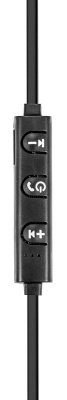 Гарнитура вкладыши Oklick BT-S-100 черный беспроводные bluetooth (шейный обод)
