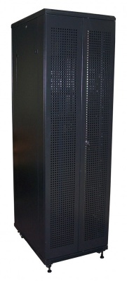 Шкаф серверный Lanmaster TWT-CBA-42U-6X10-00 42U 600x1000мм без пер.дв. 2 бок.пан. 800кг черный