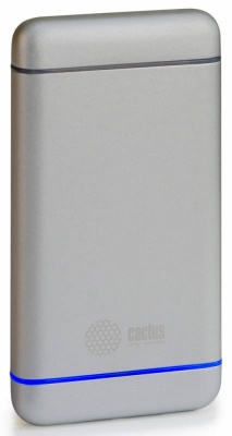 Мобильный аккумулятор Cactus CS-PBMS028-5000AL Li-Pol 5000mAh 2.1A серебристый 1xUSB