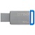 Флеш Диск Kingston 64Gb DataTraveler 50 DT50/64GB USB3.1 серебристый/синий