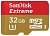 Флеш карта microSDHC 32Gb Class10 Sandisk SDSQXVF-032G-GN6MA Extreme + adapter