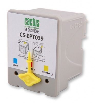 Картридж струйный Cactus CS-EPT039 многоцветный (6.2стр.) для Epson Stylus C43