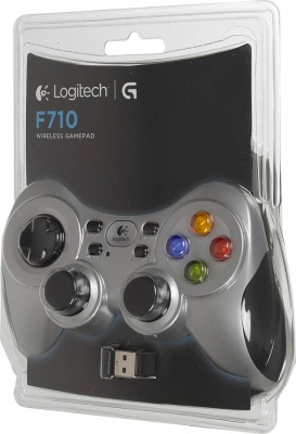 Геймпад Logitech F710 белый USB Беспроводной виброотдача