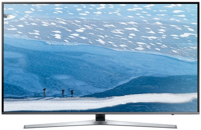 Телевизор LED Samsung 40" UE40KU6450UXRU серебристый/Ultra HD/200Hz/DVB-T2/DVB-C/DVB-S2/USB/WiFi/Smart TV (RUS)