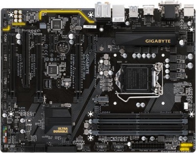 Материнская плата Gigabyte GA-Z270-HD3 Soc-1151 Intel Z270 4xDDR4 ATX AC`97 8ch(7.1) GbLAN RAID+VGA+DVI+HDMI