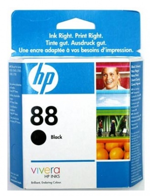 Картридж струйный HP №88 C9385AE черный для HP OJ Pro K550/5400