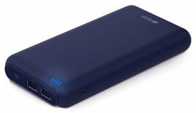 Мобильный аккумулятор Hiper SP20000 Li-Ion 20000mAh 2.1A+1A синий 2xUSB