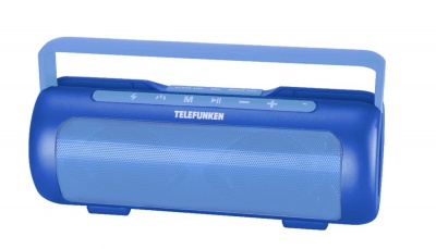 Колонка порт. Telefunken TF-PS1231B синий 4W 2.0 BT/3.5Jack 10м 2200mAh (TF-PS1231B(СИНИЙ))