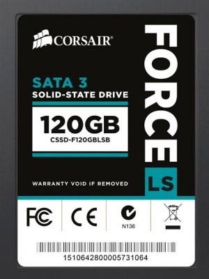 Накопитель SSD Corsair SATA III 120Gb CSSD-F120GBLSB Force LS 2.5"