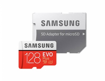 Флеш карта microSDXC 128Gb Class10 Samsung MB-MC128GA/RU EVO PLUS 2 + adapter