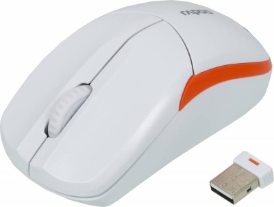 Мышь Rapoo 1190 белый оптическая (1000dpi) беспроводная USB (2but)