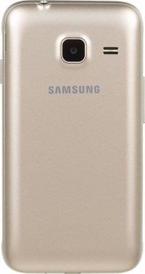 Смартфон Samsung SM-J105 Galaxy J1 mini (2016) 8Gb золотистый моноблок 3G 2Sim 4" 480x800 Android 5.1 5Mpix WiFi BT GPS GSM900/1800 GSM1900 TouchSc MP3 FM microSD max128Gb